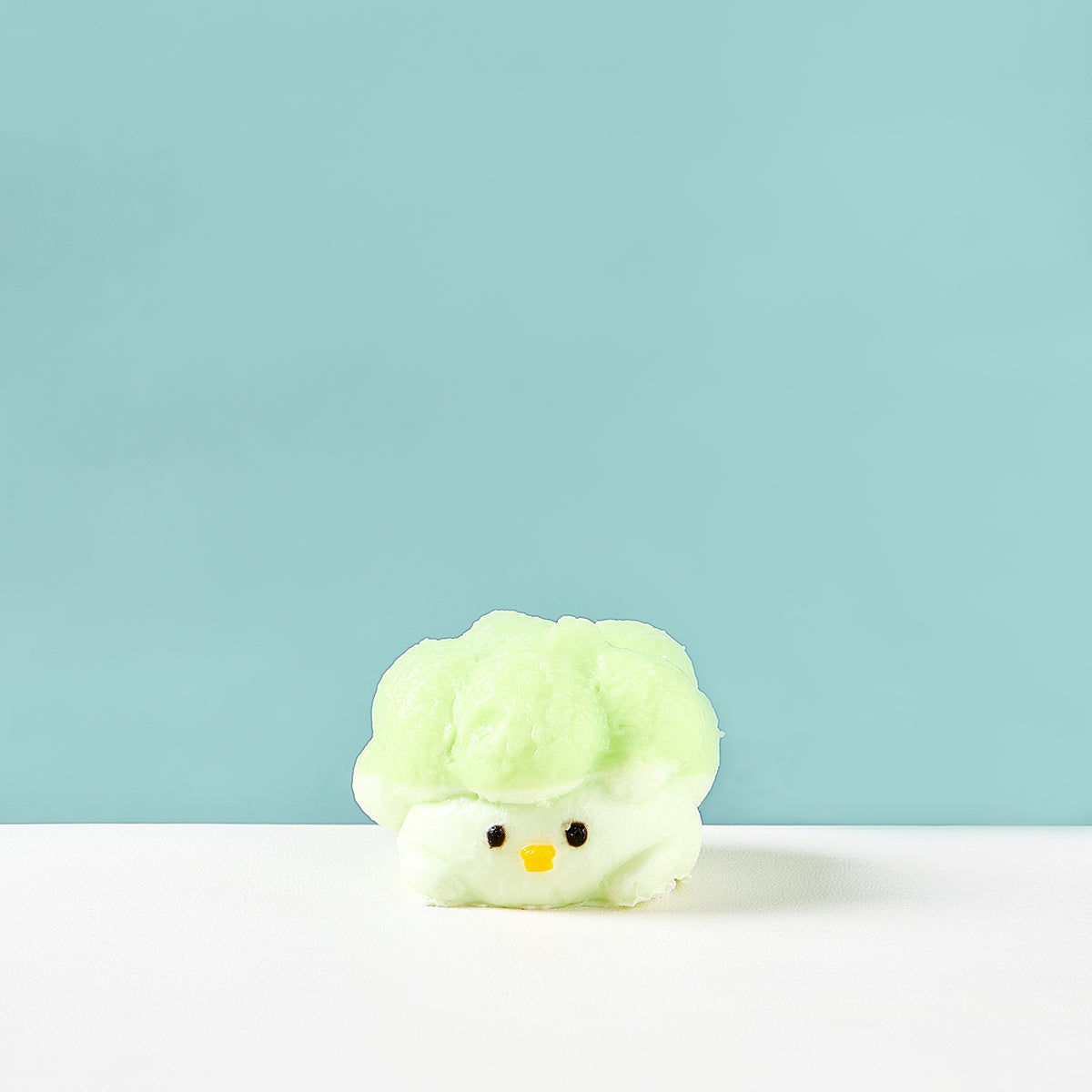 Taba Squishy Green Chick Popcorn Squeeze Toy