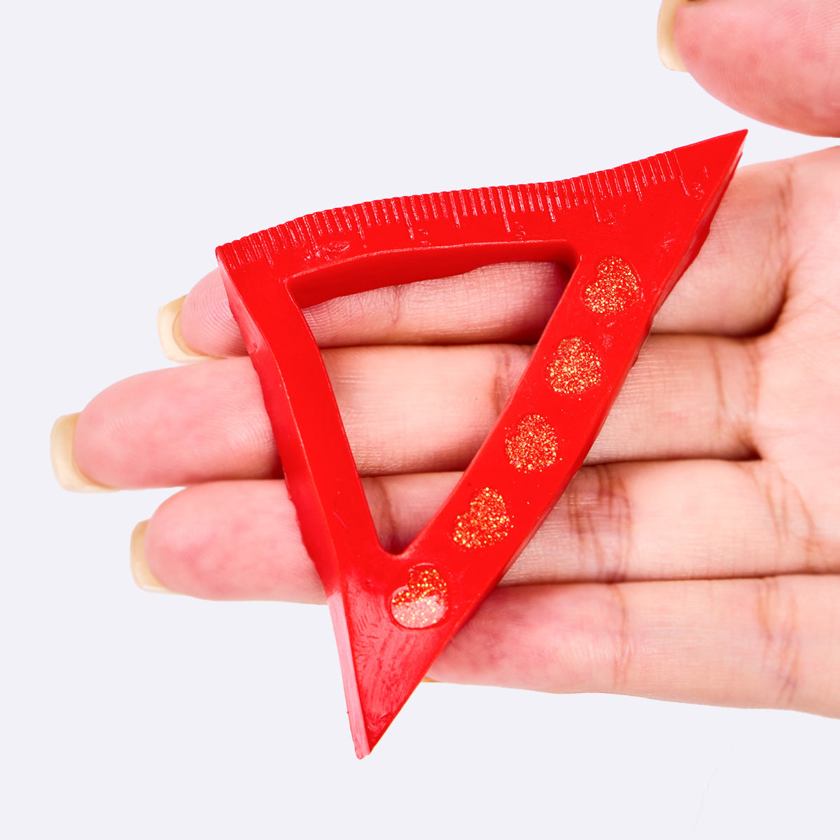 Red Triangle Ruler Taba Squishy
