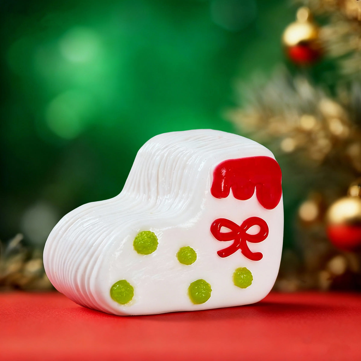 White Xmas Boot Taba Squishy -Water Like