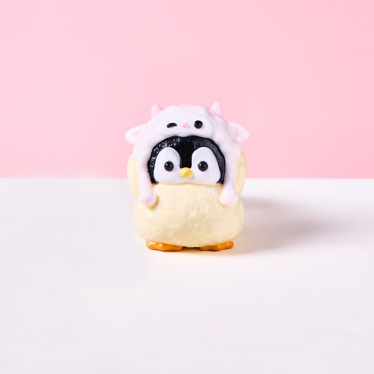 Taba Squishy Cute Penguin with Lamb Hat Squeeze Toy