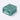 Teal Square Sandwich Cookie Taba Squishy
