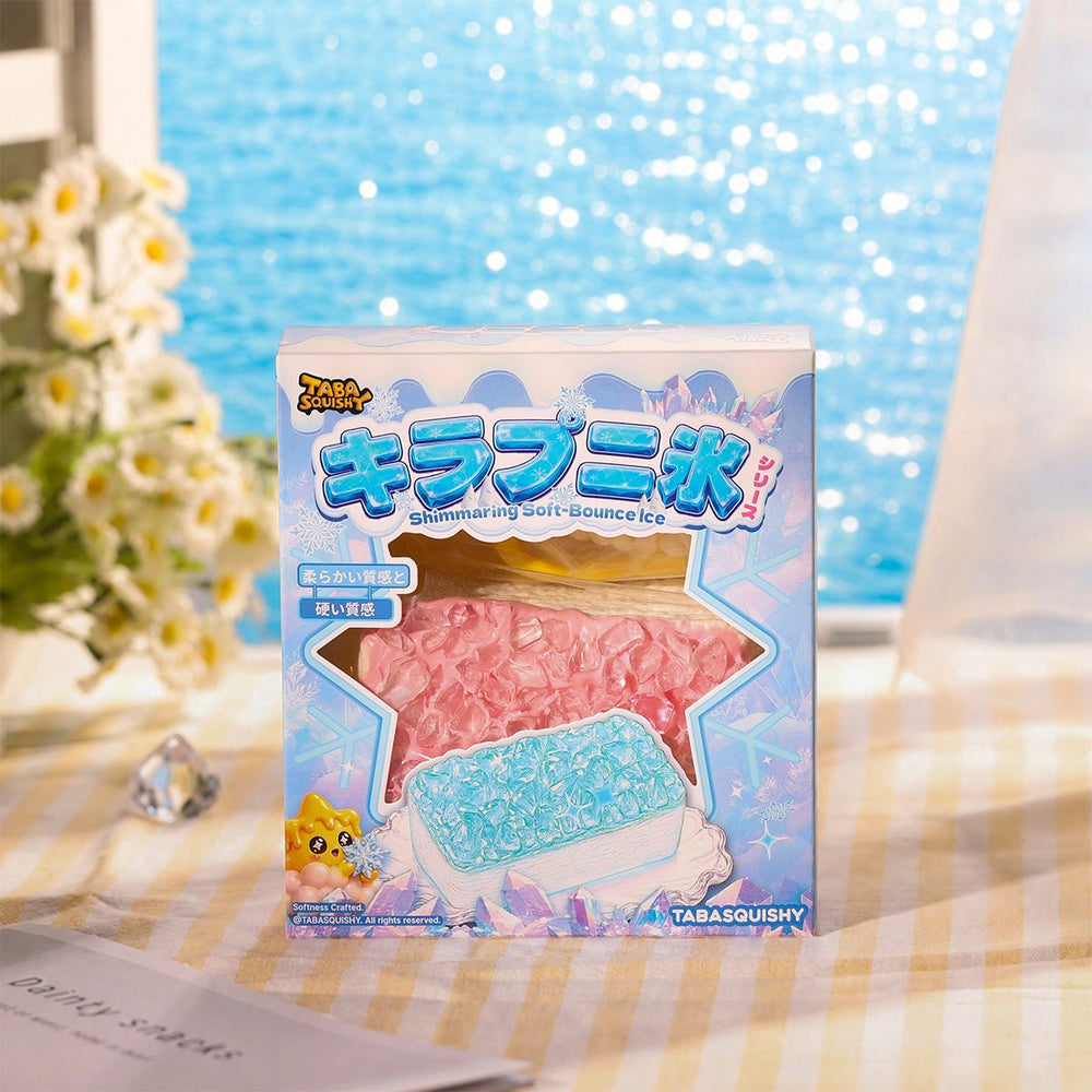 Crunchy Pink Ice Crystal Cake TABA Squishy - TABASQUISHY®