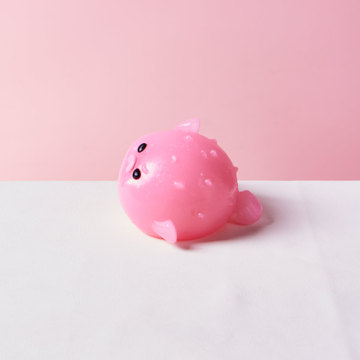 Taba Squishy Pink Pufferfish Squeeze Toys