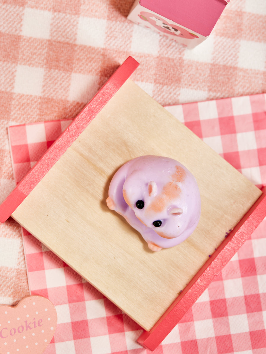 Taba Squishy Pink Hamster Squeeze Toys