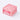 Pink Square Sandwich Cookie Taba Squishy