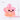 Rose Pink Sassy Star Taba Squishy