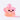 Rose Pink Sassy Star Taba Squishy