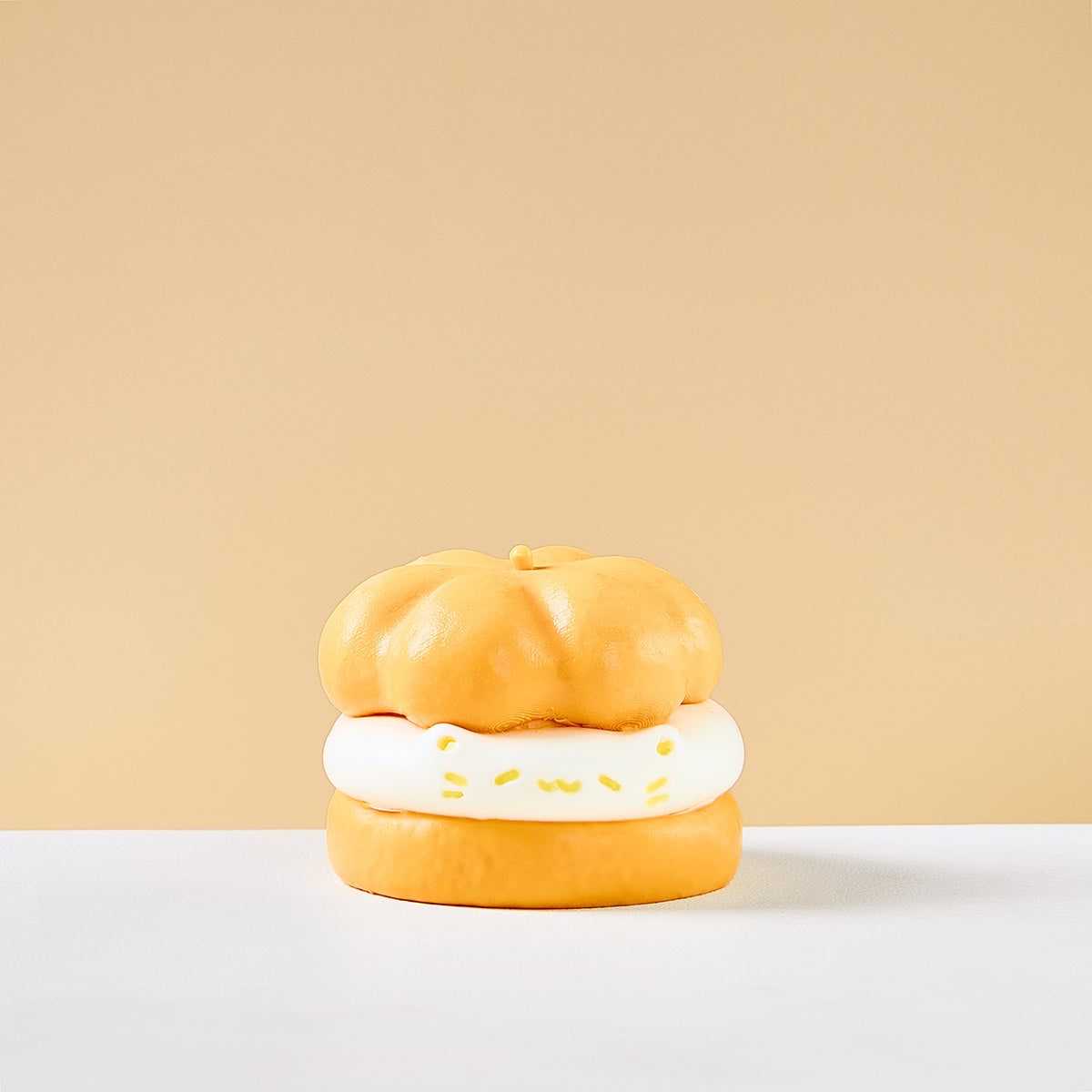 Taba Squishy Pumpkim Burger Squeeze Toy