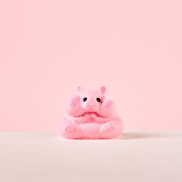 Pink Hamster Squishy — Cute Slow-Rise Animal Taba Toy | TABASQUISHY®