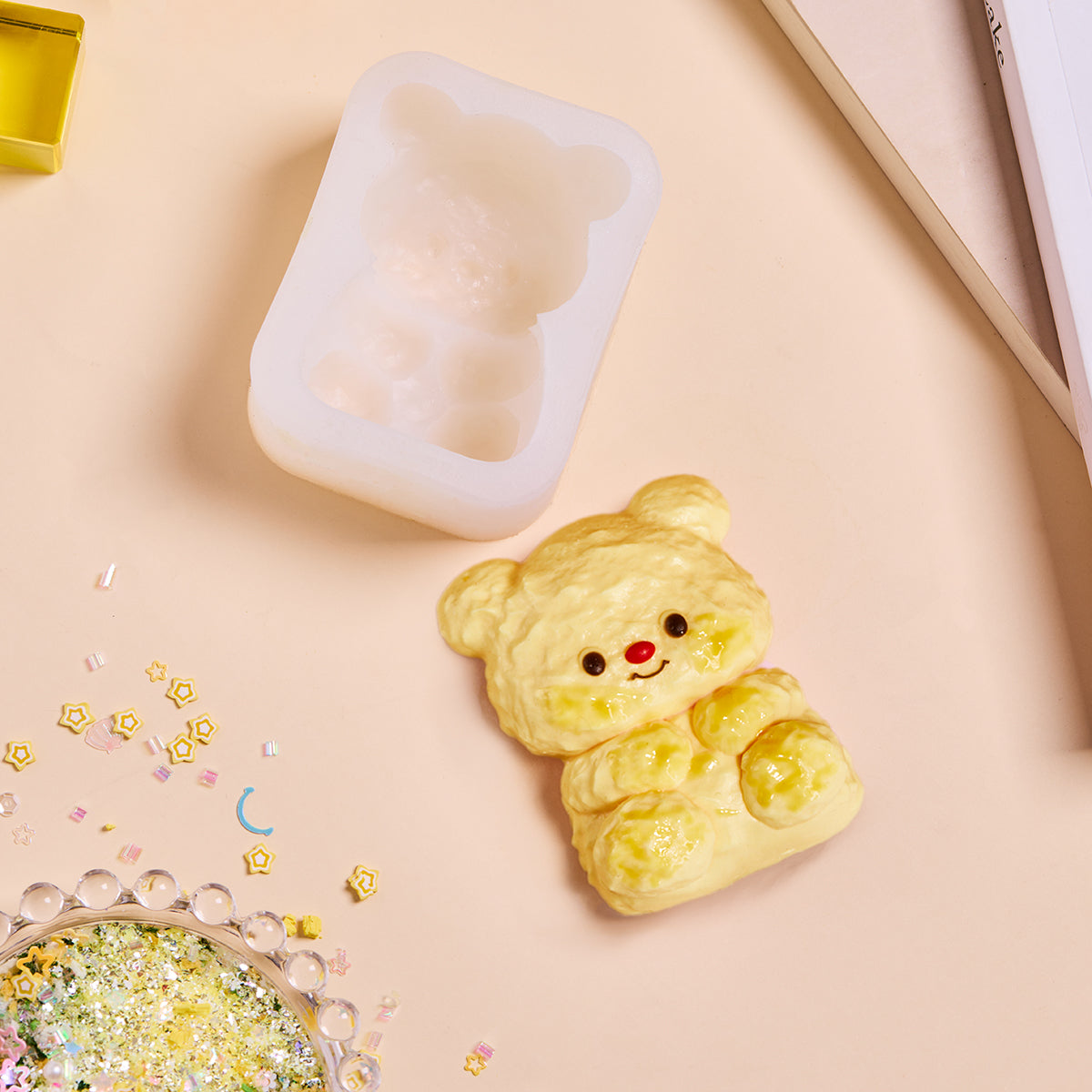 Butter Bear Taba Squishy DIY Mold Set