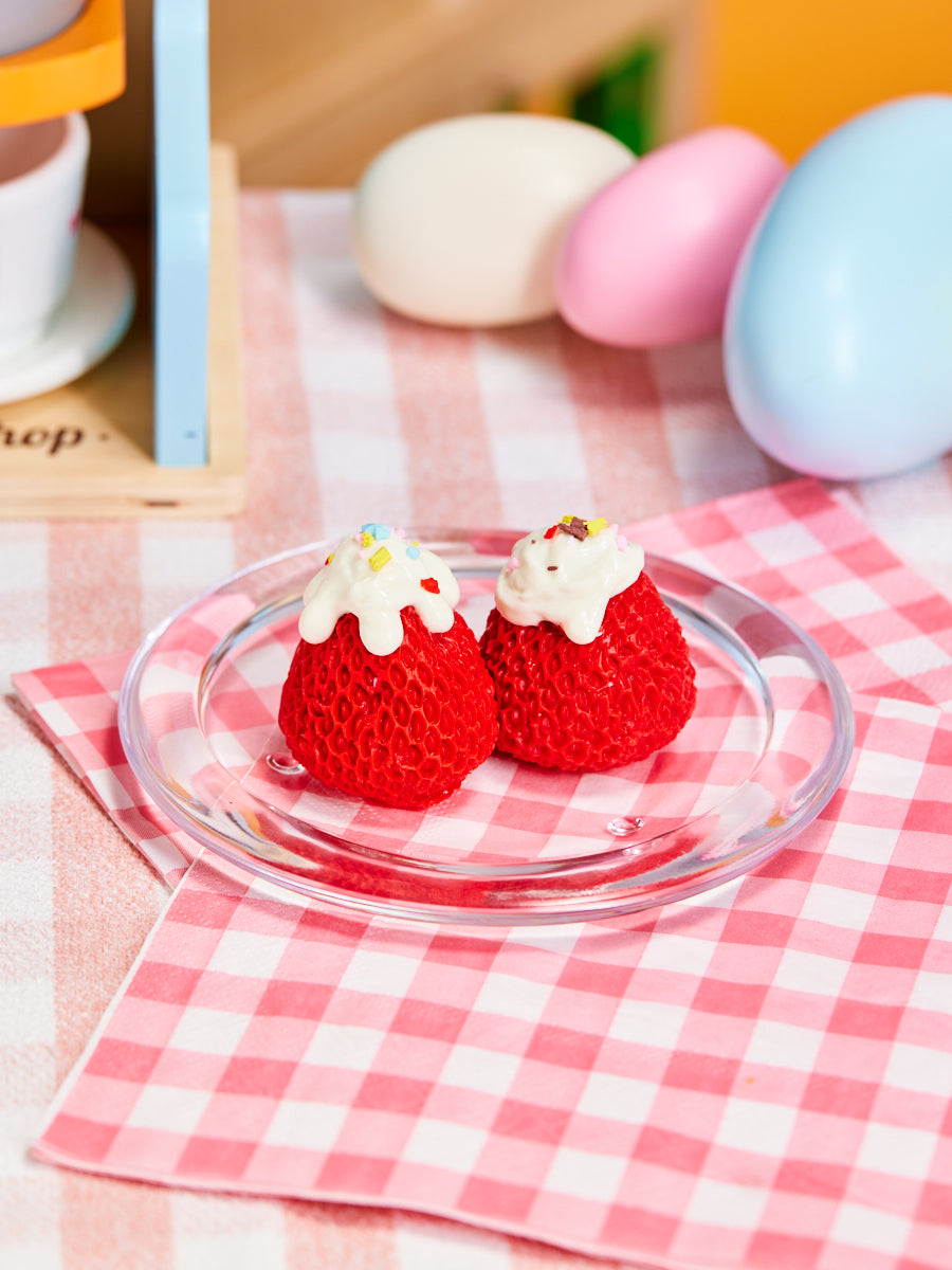 Taba Squishy Cute Dual Strawberries Squeeze Toy