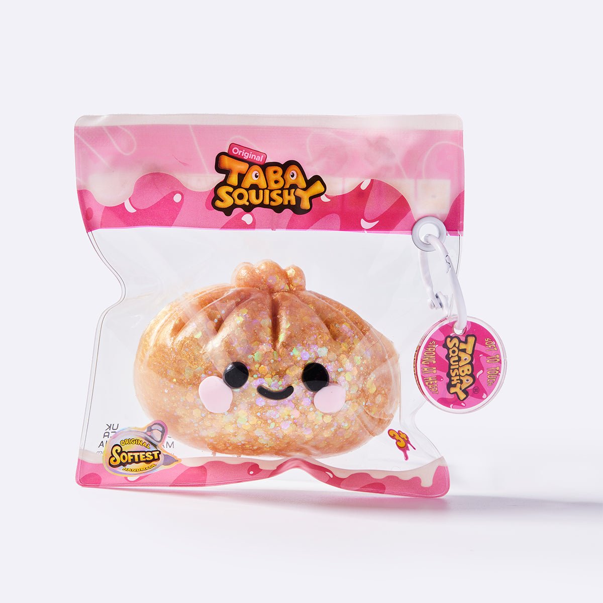 Gold Glitter Dumpling Squishy – Rare Golden Squeeze Toy | TABASQUISHY®