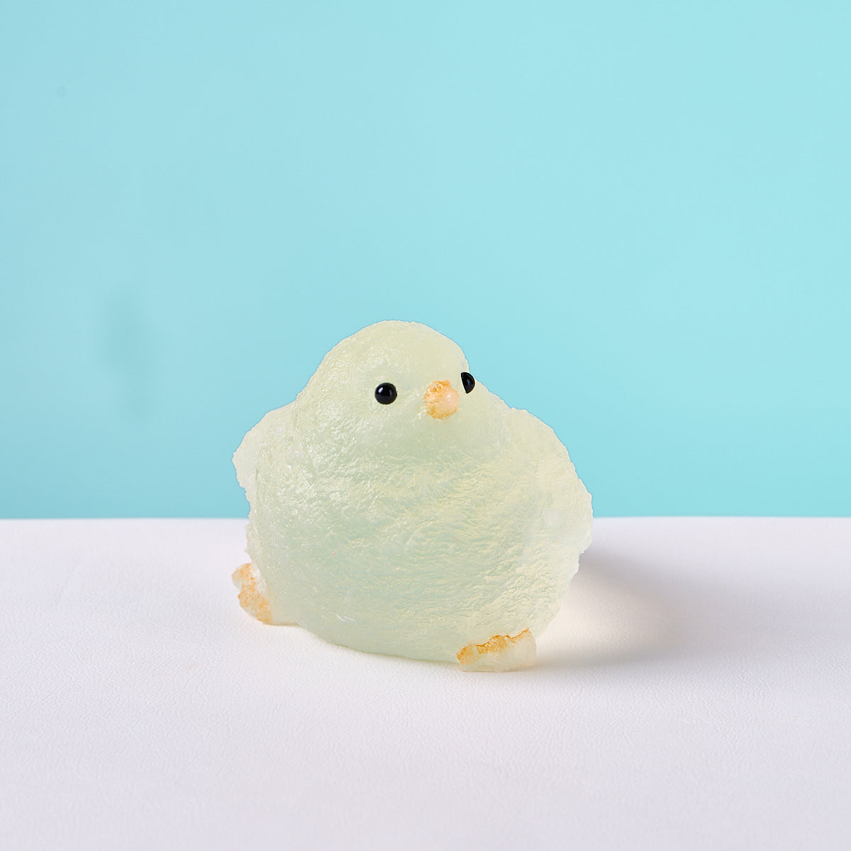 Taba Squishy Transparent-yellow Chick Squeeze Toy