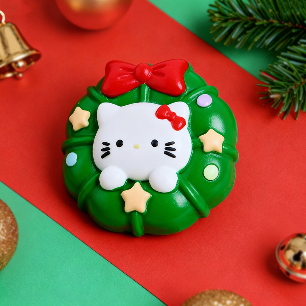Xmas Kitten Garland Taba Squishy