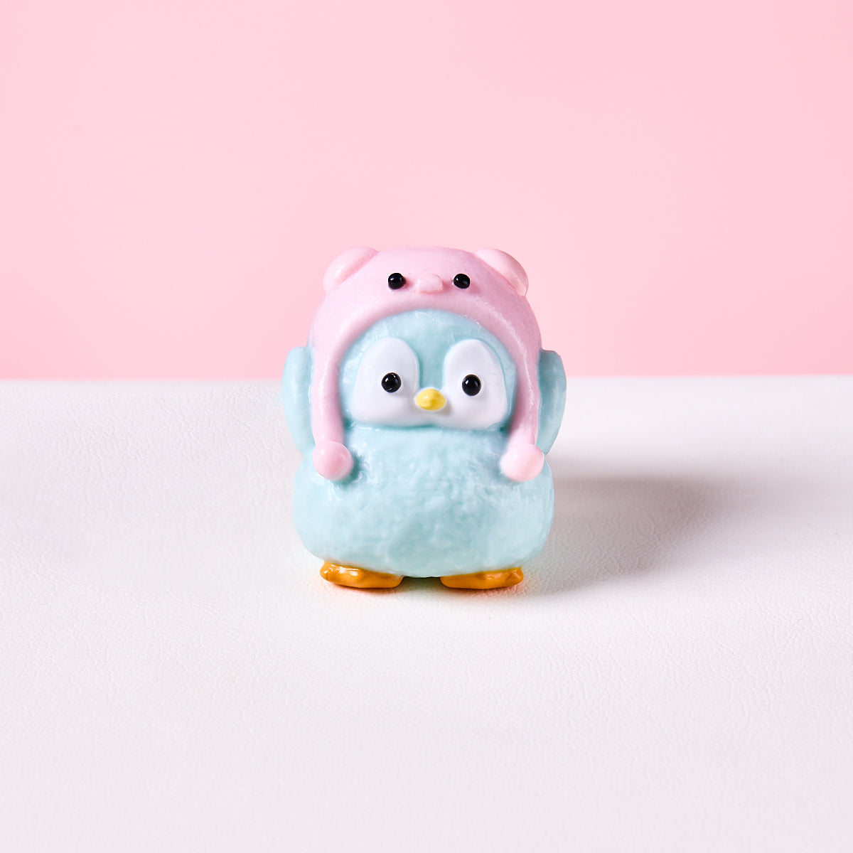 Taba Squishy Cute Penguin with Pig Hat Squeeze Toy