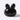 Black Bunny Mochi Taba Squishy