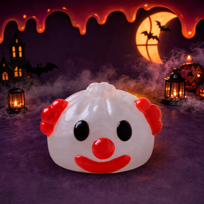 Halloween Red-Nose Clown Dumpling Silicone Taba Squishy 🤡