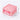 Pink Square Sandwich Cookie Taba Squishy