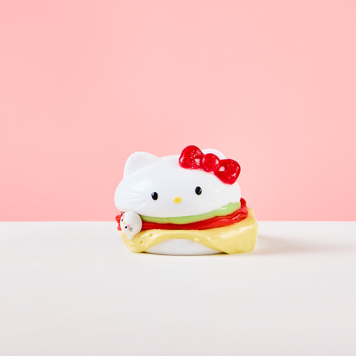 Taba Squishy Kitty Burger Squeeze Toy