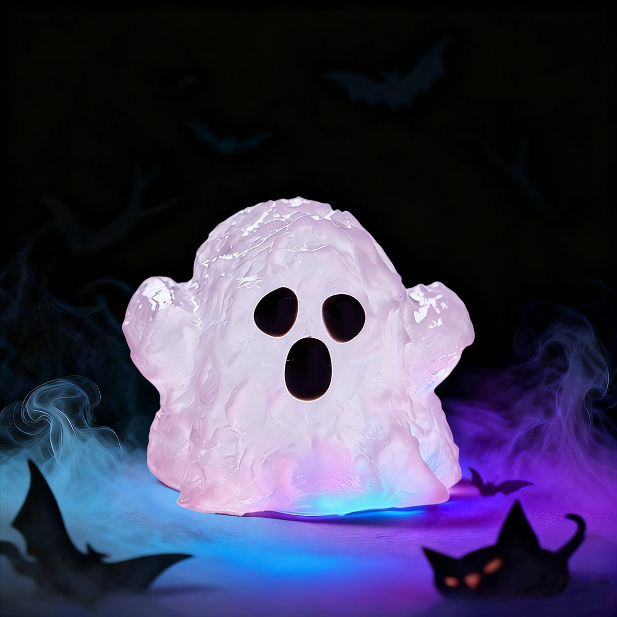 Clear-pink Ghost Taba Squishy