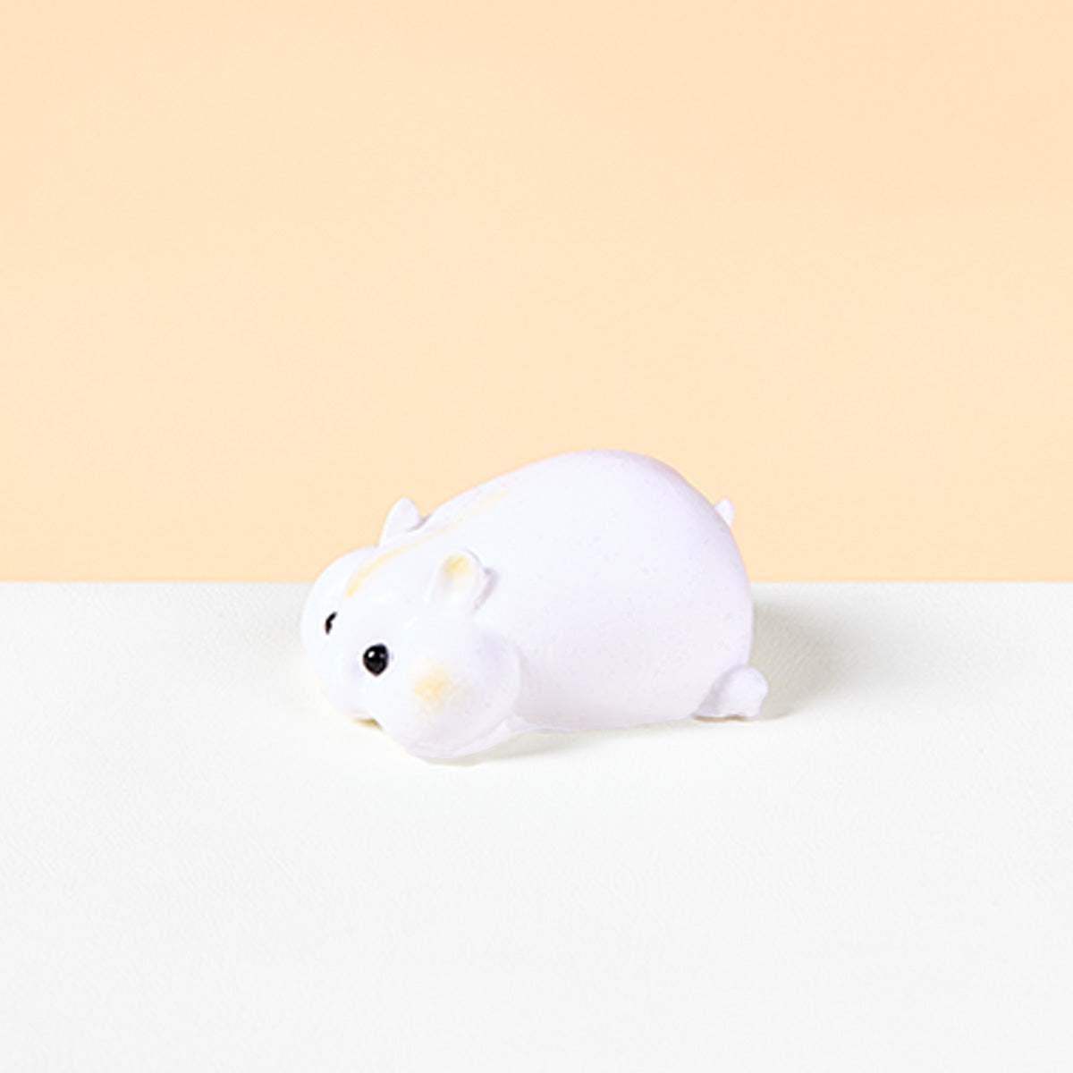 Taba Squishy White Hamster Squeeze Toys