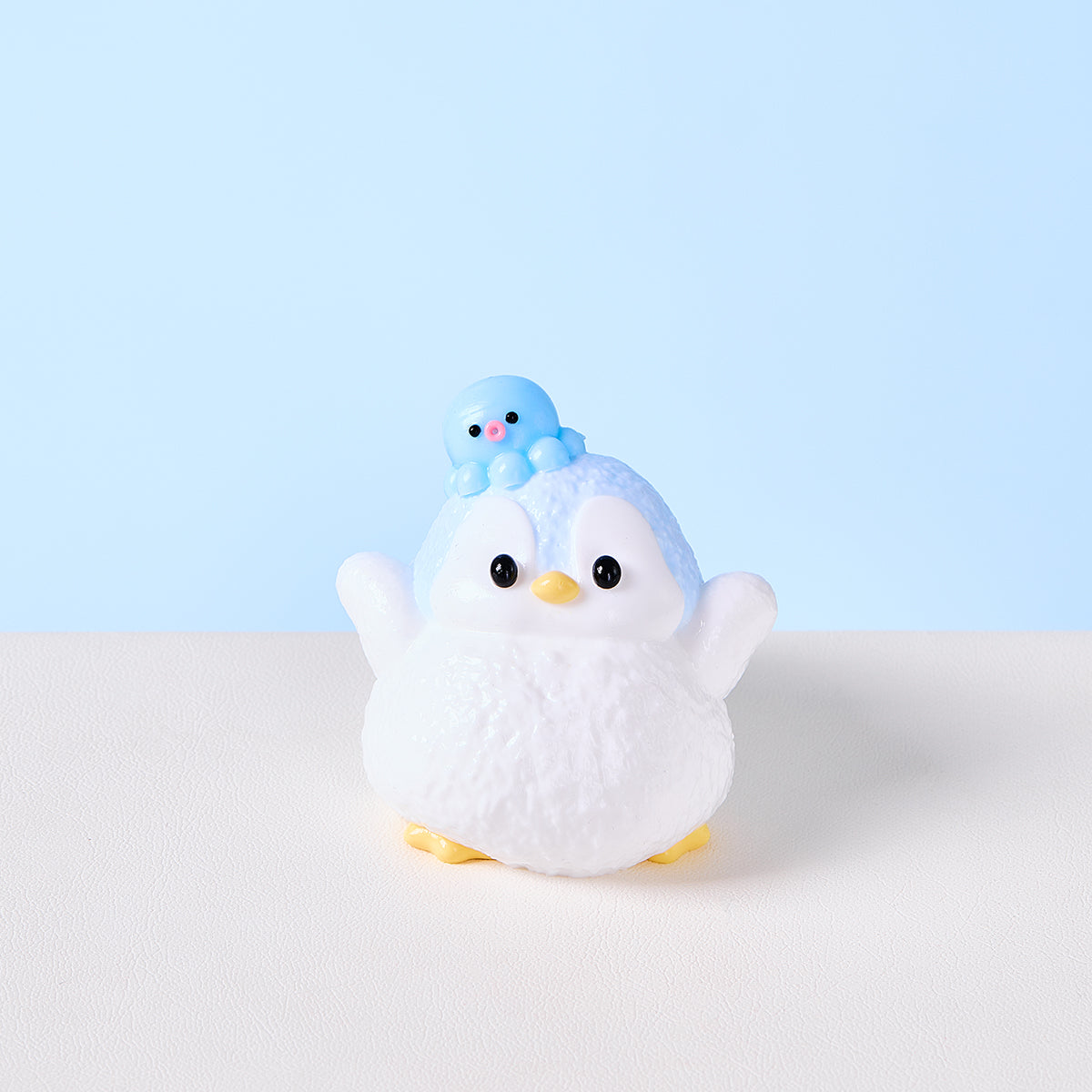 Taba Squishy Blue Penguin Squeeze Toys