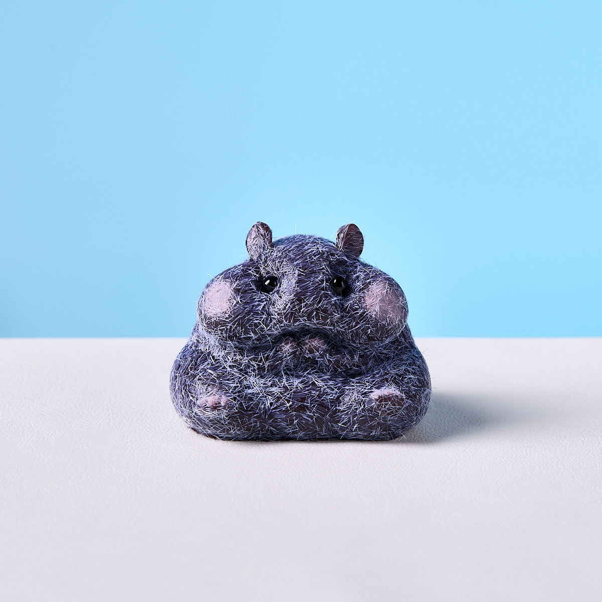 Taba Squishy Black Hamster Squeeze Toy