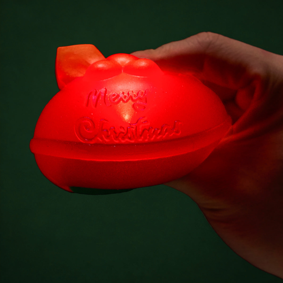 Christmas Ball with Red Light Taba Squishy
