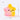 Pink & Yellow Squinting Star Taba Squishy