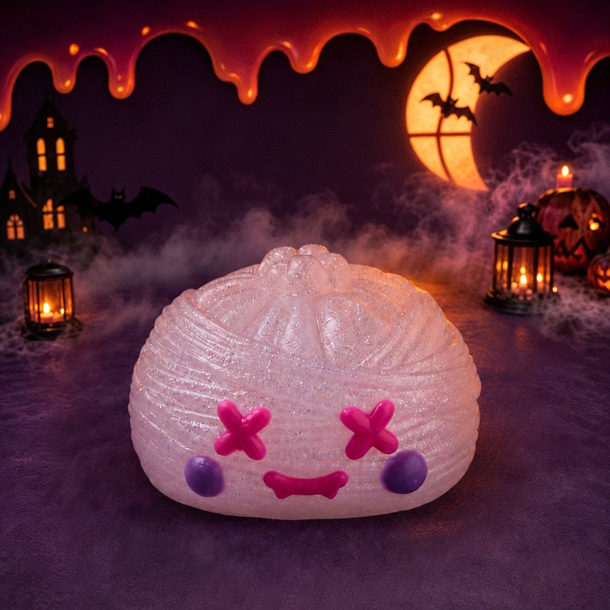 Halloween Mummy Dumpling Silicone Taba Squishy 👻