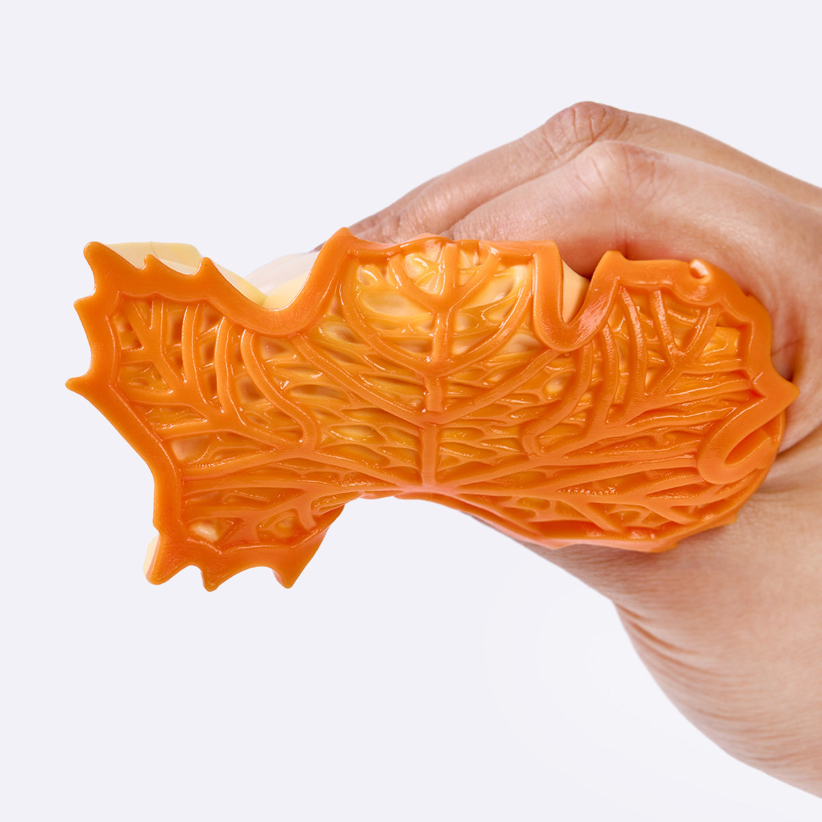 Orange Maple Leaf Taba Squishy