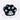 Black Rainbow Glitter Cat Paw