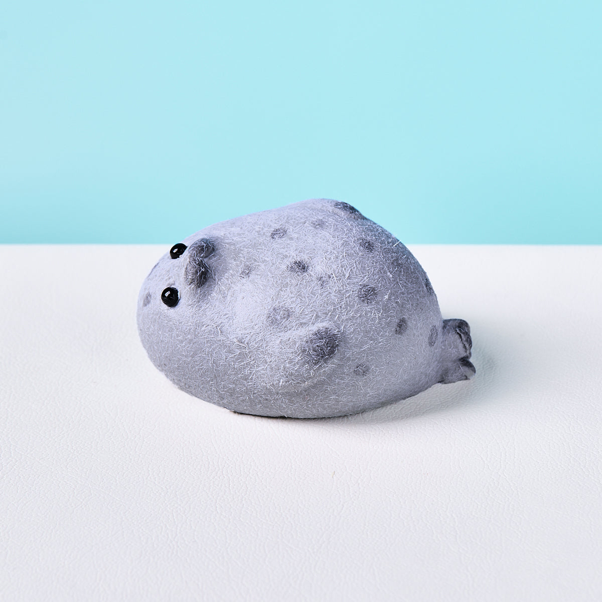 Taba Squishy Cute Grey Seal with Dots Squeeze Toy