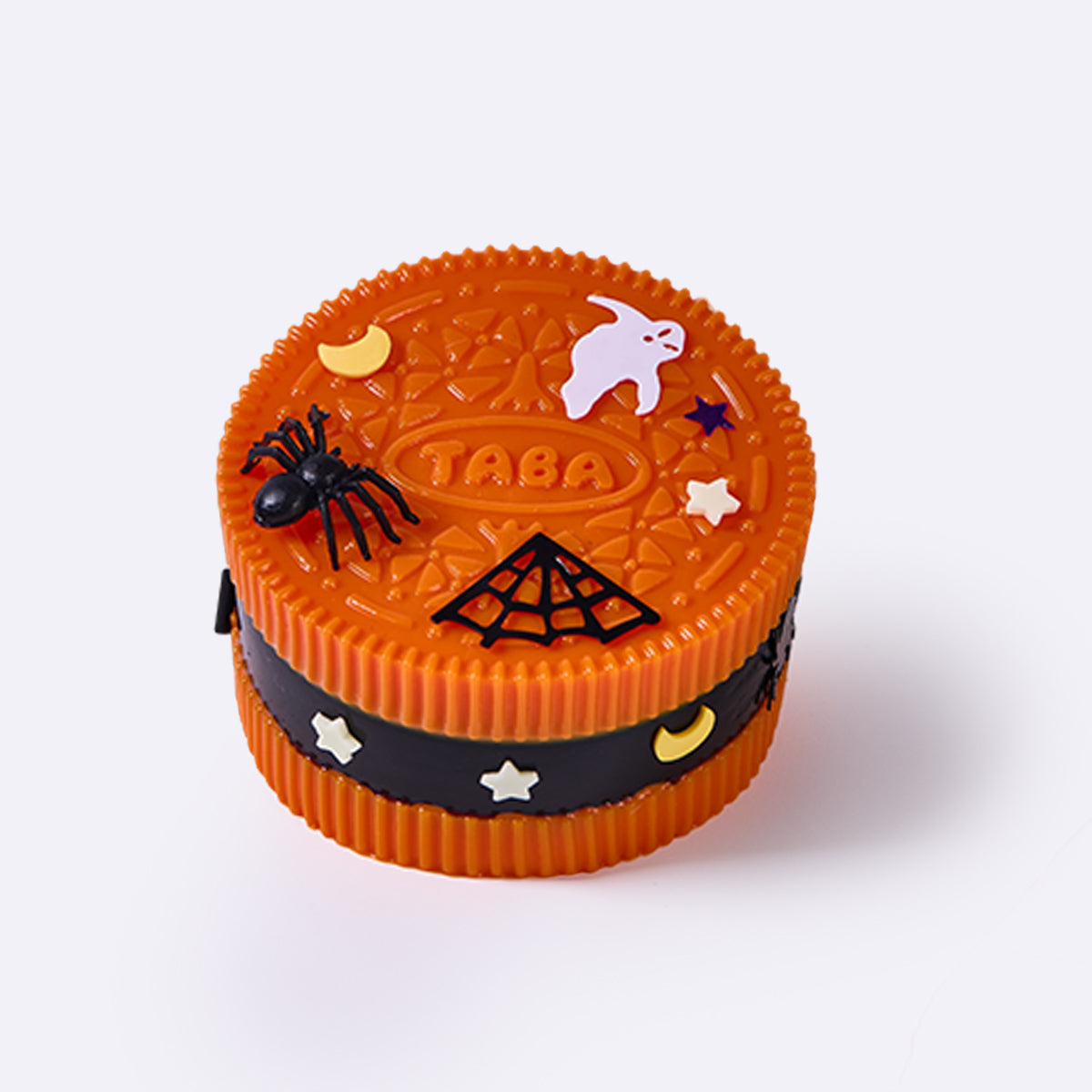 110g Orange-black Sandwich Cookie Taba Squishy