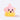 Pink & Yellow Winking Star Taba Squishy
