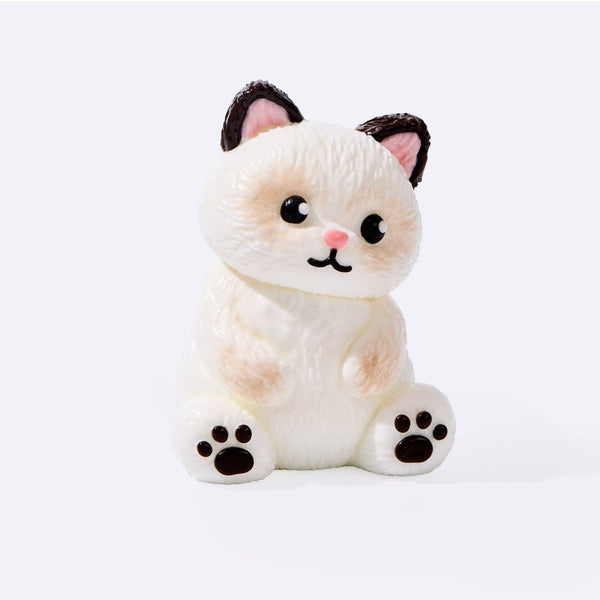 TABASQUISHY® White Siamese Cat Squeeze Toys