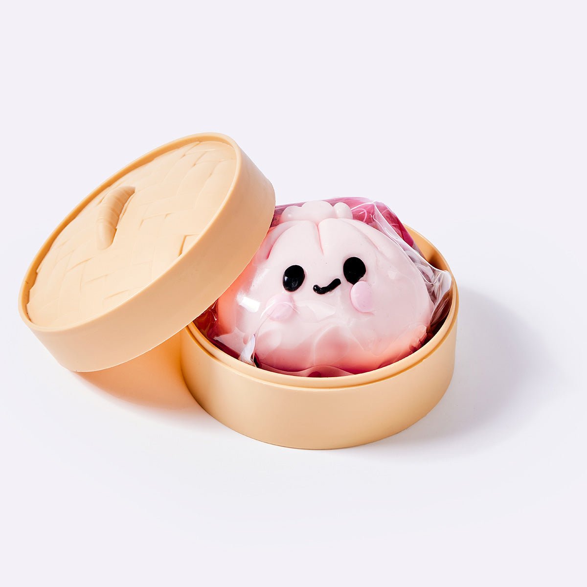 Pink Dumpling Squishy – Blush Kawaii Squeeze Toy | TABASQUISHY®