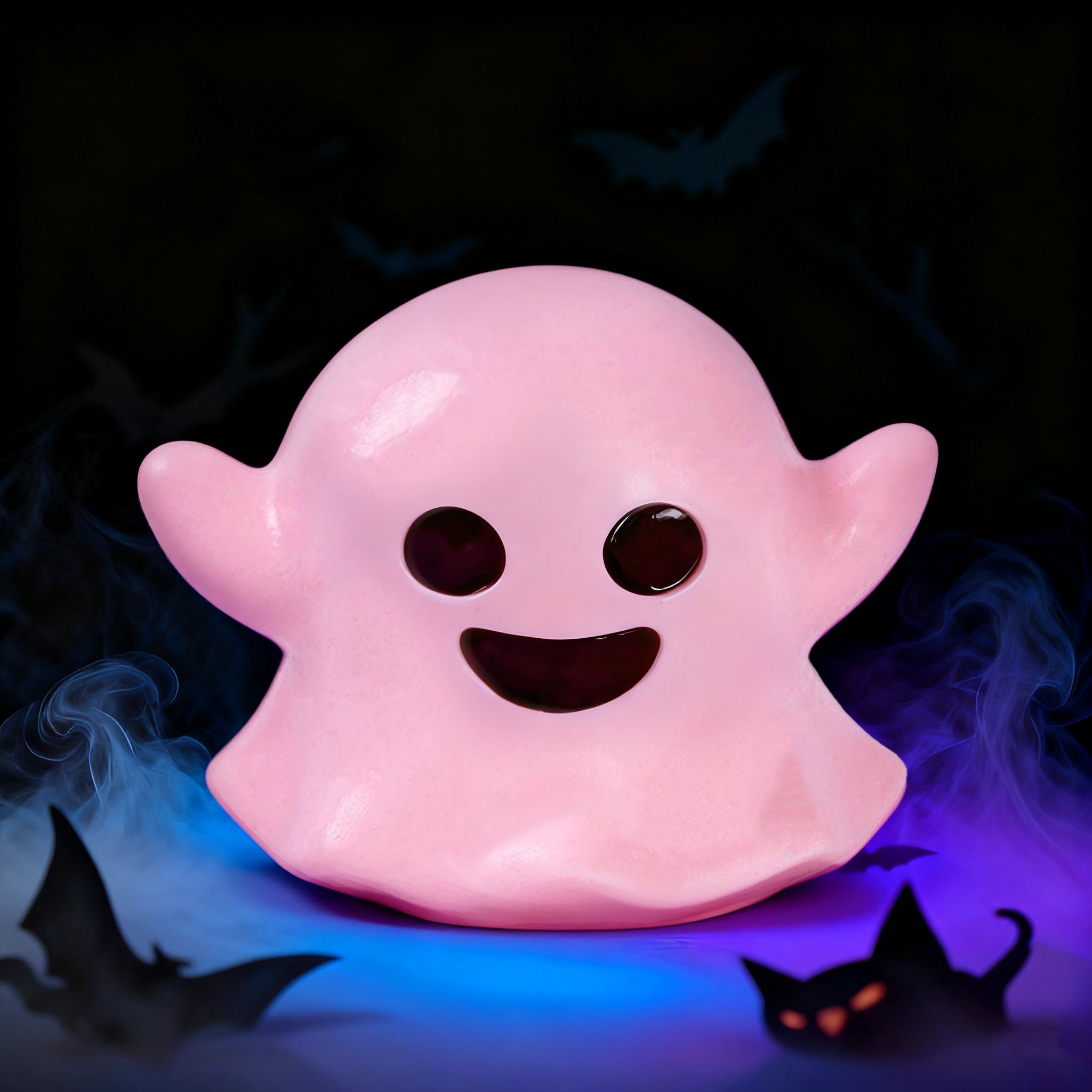 Pink Halloween Ghost Taba Squishy