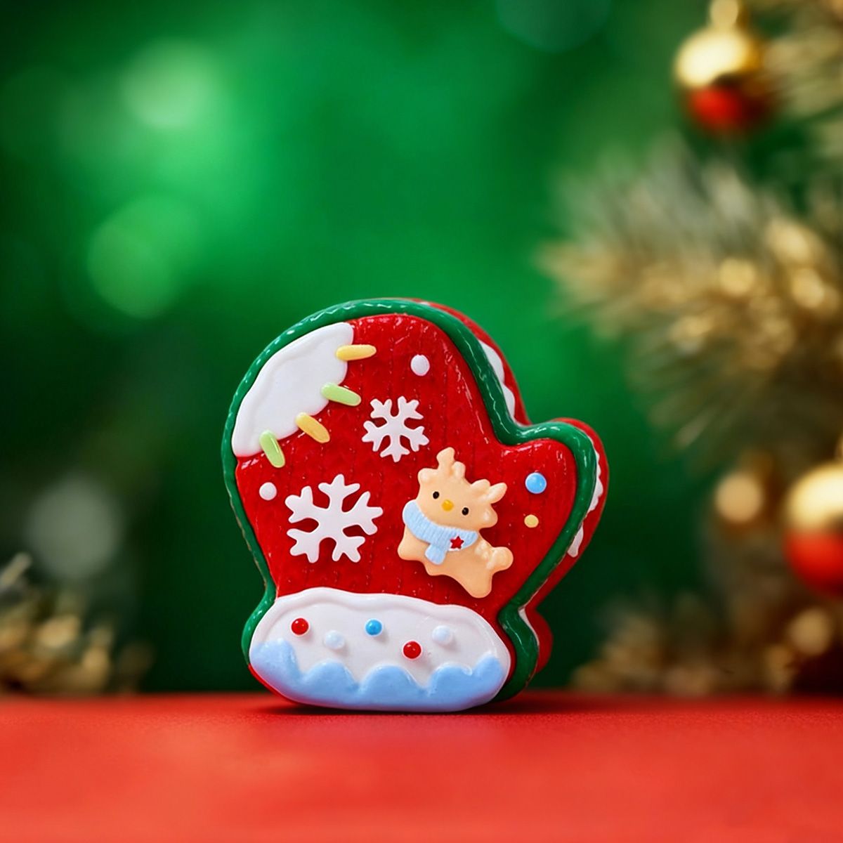 Xmas Woolen Glove Taba Squishy