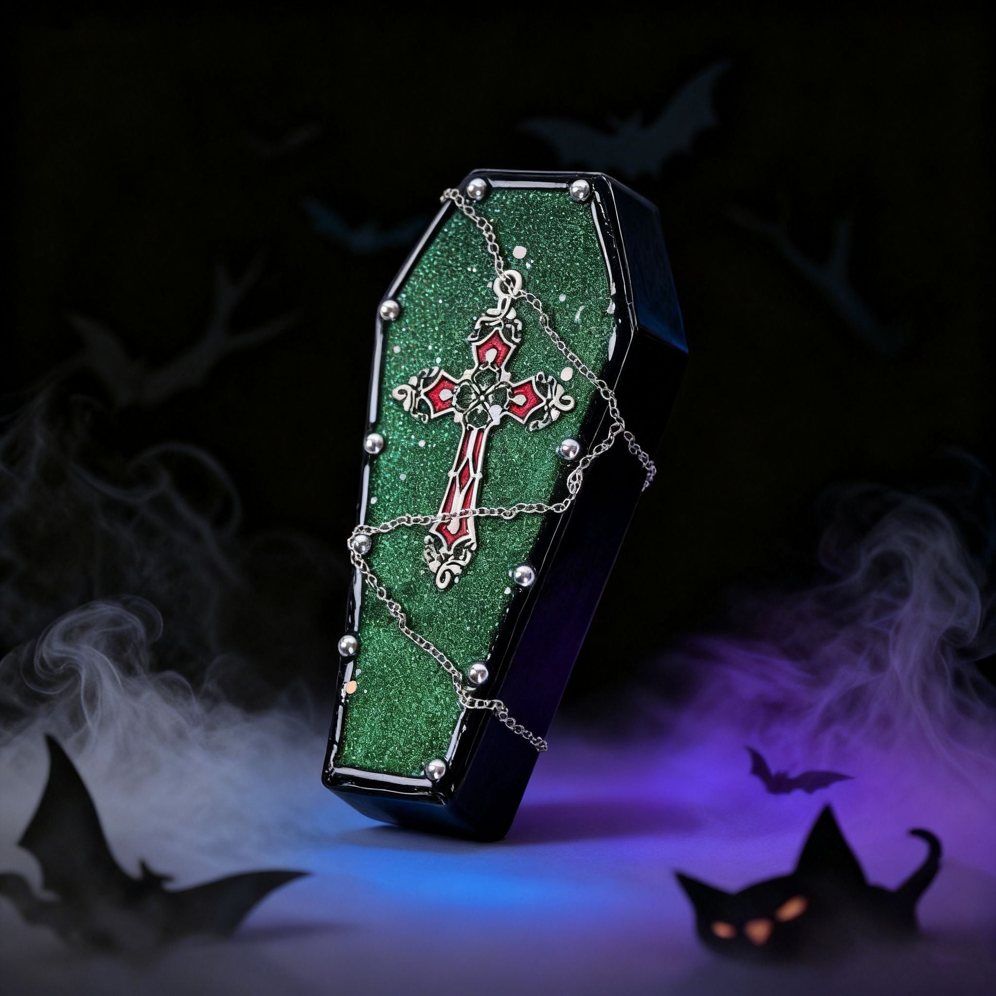 Dark Green Coffin Taba Squishy