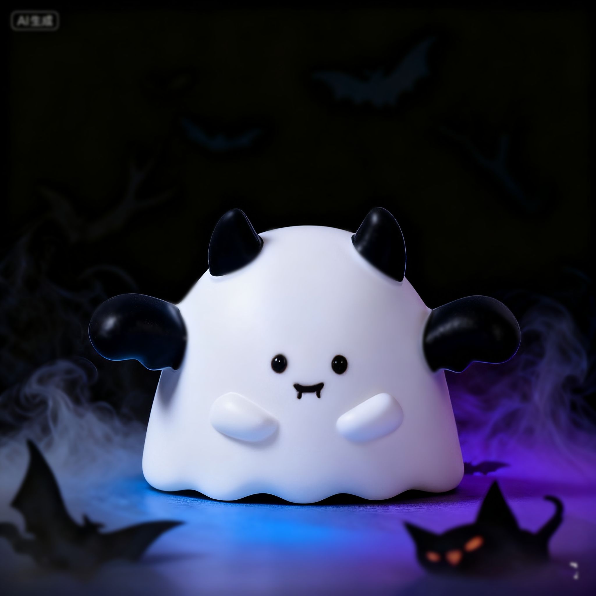 Mini White Monster Taba Squishy
