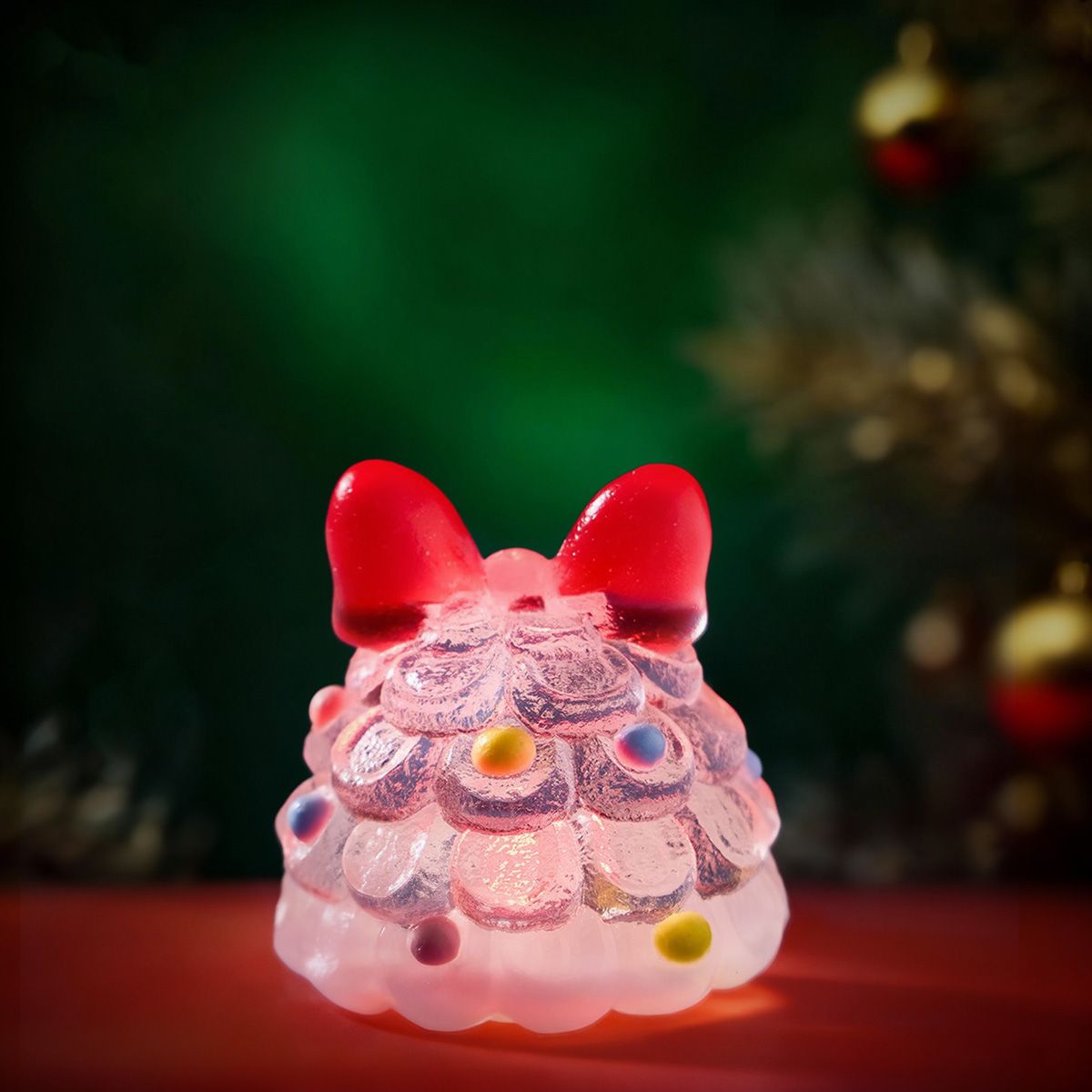 Xmas Tree with Red Light Taba Squishy